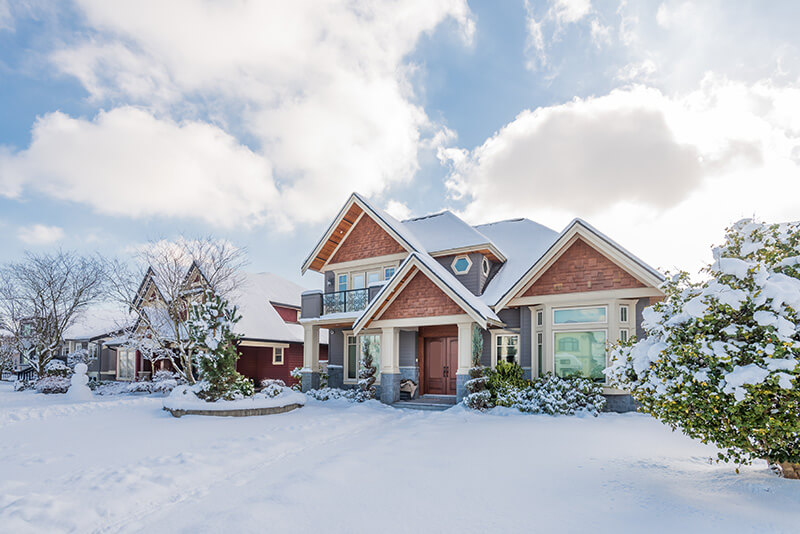 A home prepared for colder weather after following tips to winterize your home